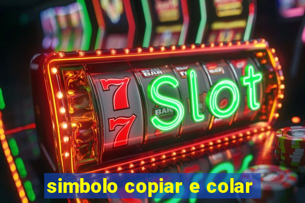 simbolo copiar e colar